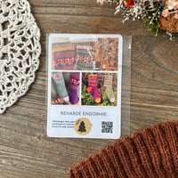 Image 2 of Carte patron à télécharger : chaussettes à tricoter SWoodland fox