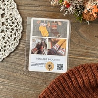 Image 2 of Carte patron à télécharger : duo chaussettes à tricoter SAutumn harvest et pumpkin patch