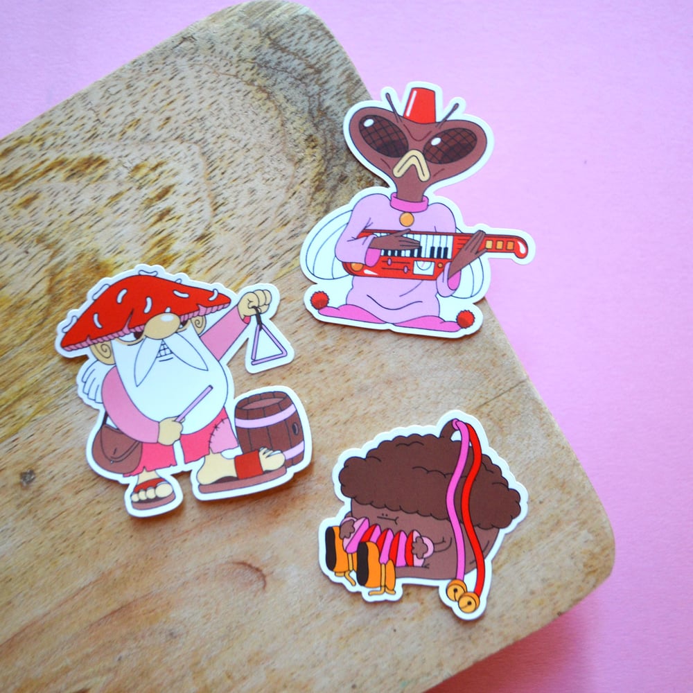 Image of " Troubadours " - Stickers pack