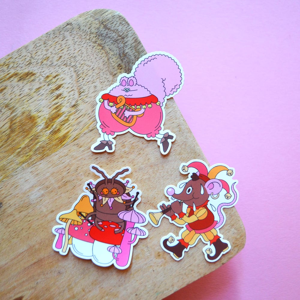 Image of " Troubadours " - Stickers pack