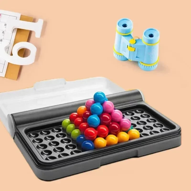 120 Challenge IQ 3D Puzzle Board Game Classic Pyramid 
