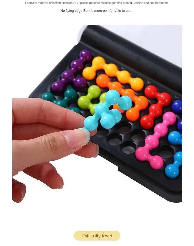 120 Challenge IQ 3D Puzzle Board Game Classic Pyramid 