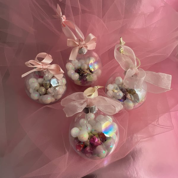 Image of Handmade Iridescent Bubblefun Ornaments