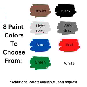 Image of Rustic Christmas Stocking Name Tags