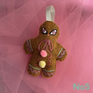 Image of Handsewn Felt Gingerbread Ornament, Edition 2