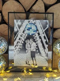 Image 4 of Disco ball embroidered photo