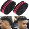 Hot Sale Double Side Magic Twist Hair Brush Sponge For Natural hair, Hair Curl Afro Coil Wave Dread 