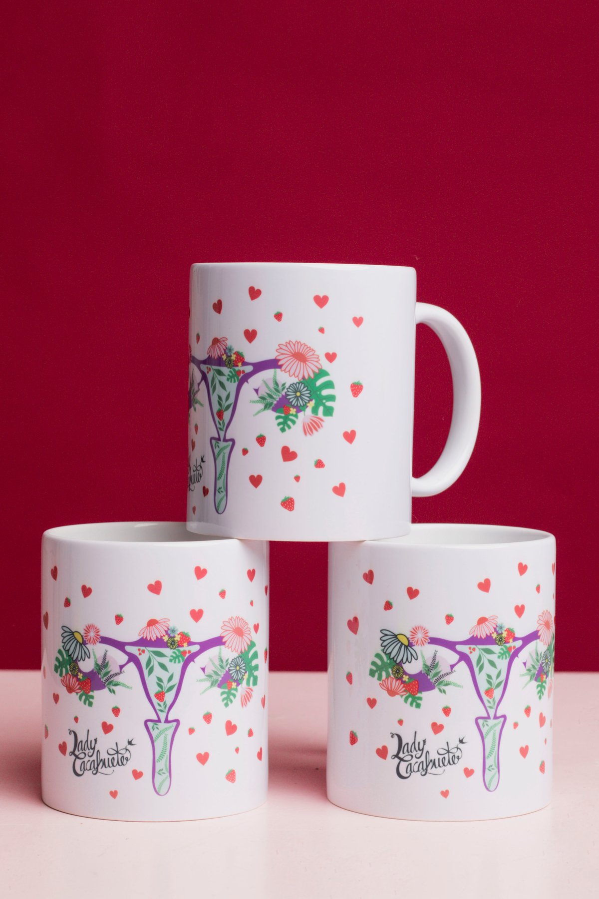 Image of Taza Útero Lady Cacahuete