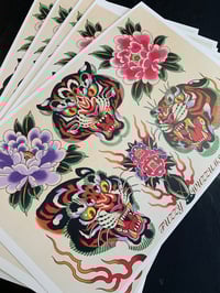 TIGER x PEONY PRINT