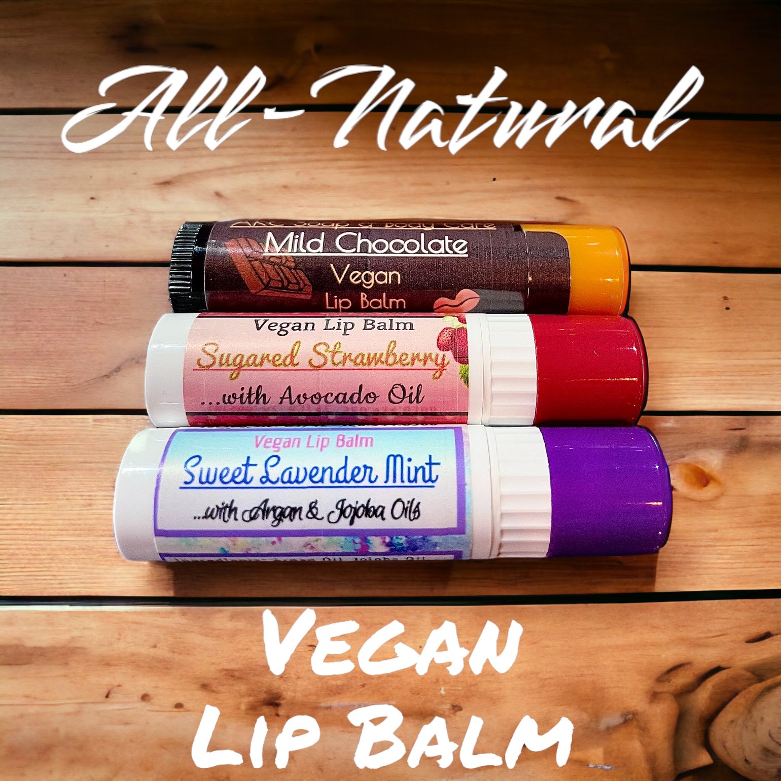 Image of AKC All-Natural Vegan Lip Balm