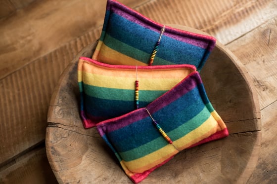 Image of Rainbow Pillow/Tieback