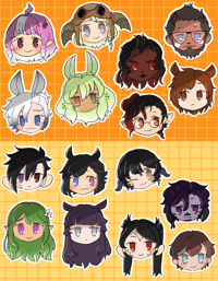 FFXIV WoL Sticker Sheets