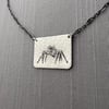 Sterling Silver Jumping Spider Necklace