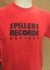 Image 1 of CLASSIC LOGO T-SHIRT - RED (Black Print) 