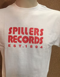 Image 1 of CLASSIC LOGO T-SHIRT - WHITE (Red Print) 