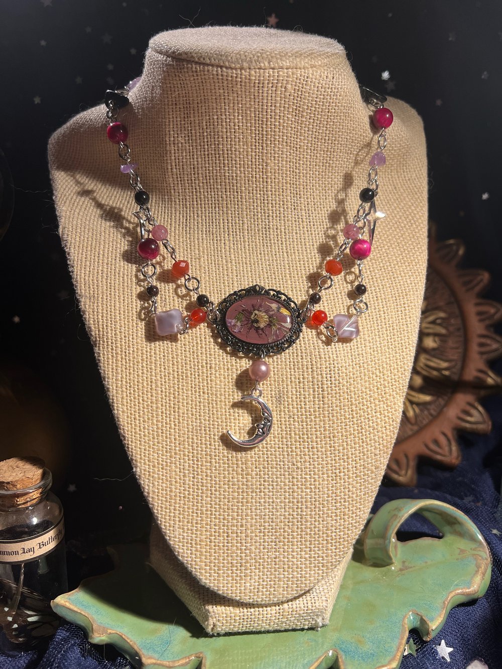 Image of Cherry Coloured Funk Necklace