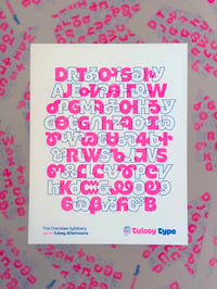 Tulsey Afternoons Syllabary Riso Print