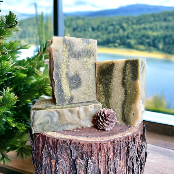 Image of All Natural Green Lemongrass CP Soap-Vegan