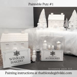 Winkler Bakery Paintable Putz Accessories
