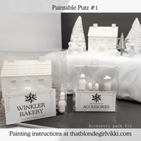 Image 4 of Winkler Bakery Paintable Putz Accessories