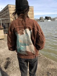 Image 3 of BLOUSON JEAN / ROUILLE / TAILLE M / Abstractland