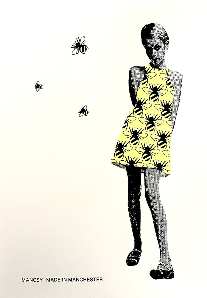 Image of A3 Twiggy (Back in Town) screen print