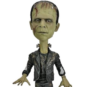 Image of Universal Monsters Frankenstein Head Knocker Bobblehead