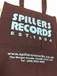 Image 3 of Navy Spillers Records Tote Bag