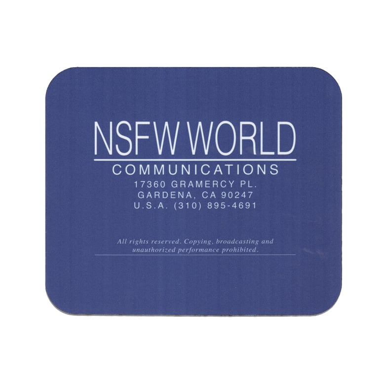 Image of COMMUNICATIONS Mouse Pad - Blue