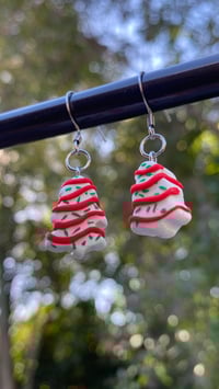 Image 4 of Christmas Tree Earrings 