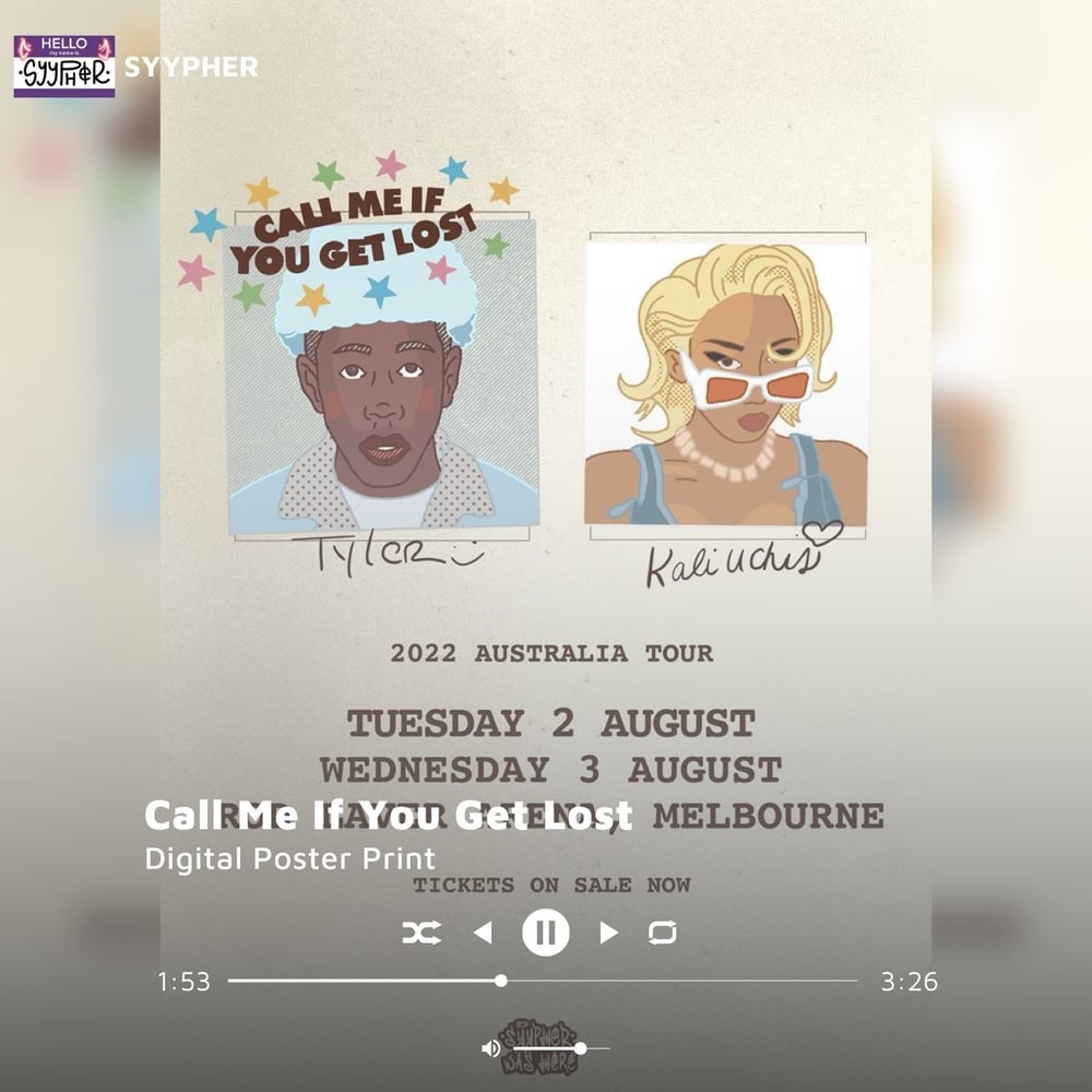 "Call Me If You Get Lost" Poster