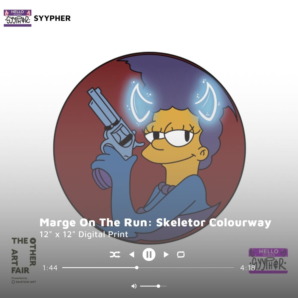 "Marge On The Run "  12" x 12" Digital Prints