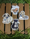 Barista Animal Stickers