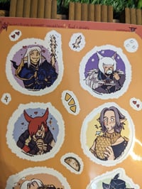 Image 3 of Scion Summer Vacation, Food Sticker Sheet