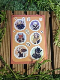 Image 1 of Scion Summer Vacation, Food Sticker Sheet