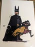 Tired Dad; Batman and Damian Print Image 2