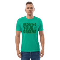 Image 3 of Organic Cotton Unisex Growing Your Greens t-shirt