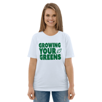 Image 2 of Organic Cotton Unisex Growing Your Greens t-shirt