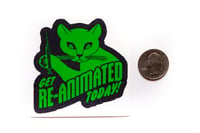 Image 3 of Get Re-Animated Cat Sticker 