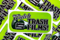 Image 2 of Watch Trash Films Sticker 