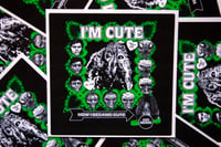 Image 1 of I'm Cute The Fly Sticker 