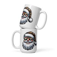 Image 1 of The Cool Santa White glossy mug