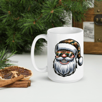 Image 5 of The Cool Santa White glossy mug