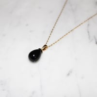 Image 5 of Black Onyx Drop Necklace