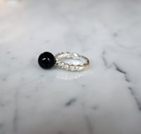 Image 3 of Black Onyx Gumball Ring