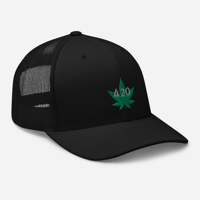 Image 2 of 420 Embroidered Trucker Cap