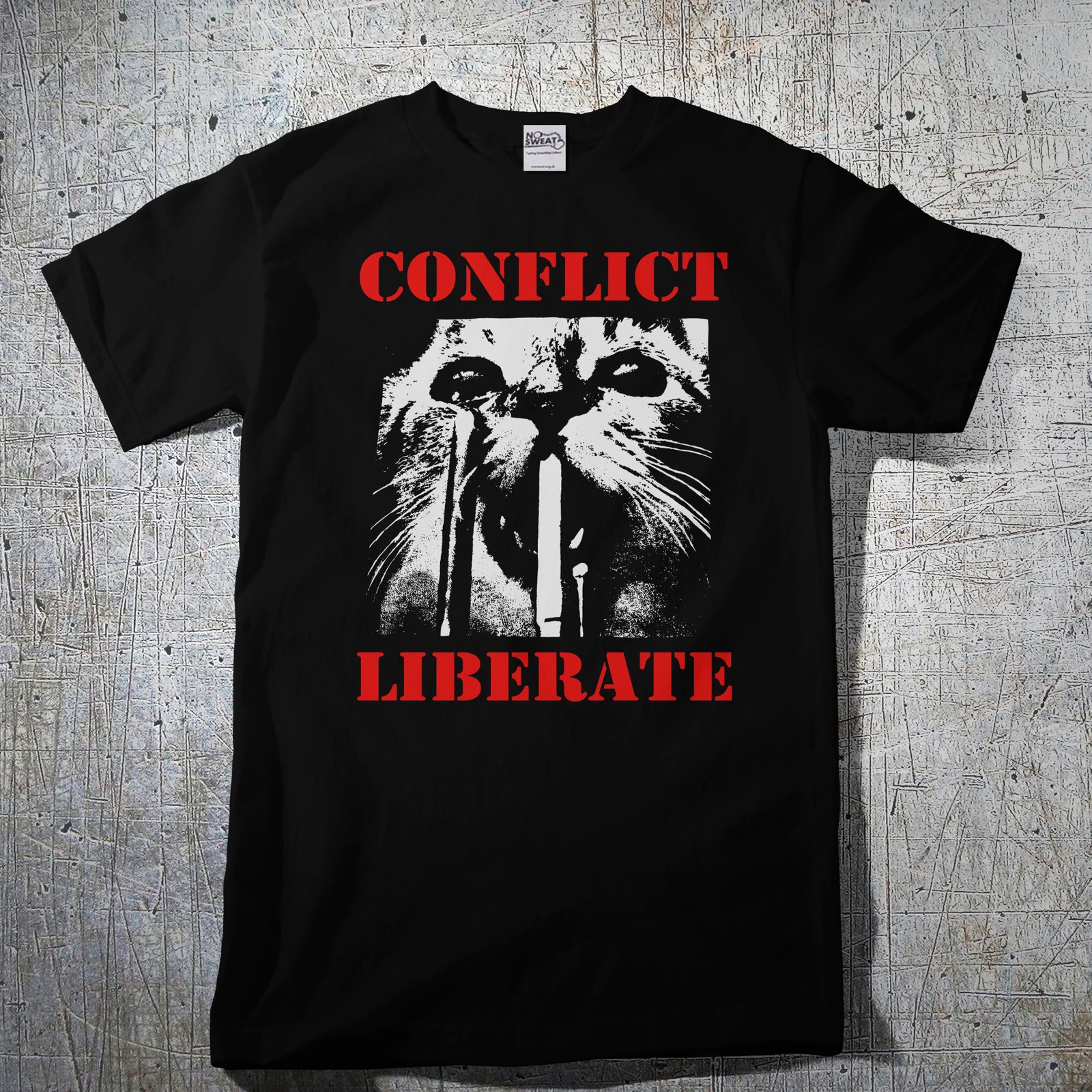 Conflict Liberate No Sweat Tshirt Mortarhate