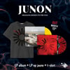 JUNON-Dragging bodies to the fall LP splatter + TS exclu + E.P YELLOW