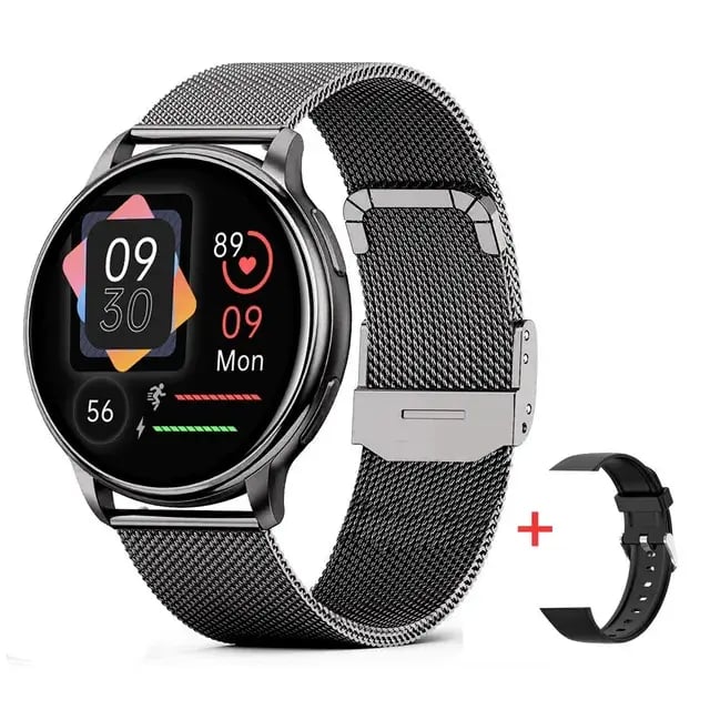 Elegance Series Smartwatch - Fusion of Style and Technology with Bluetooth Calling, Fitness Tracking