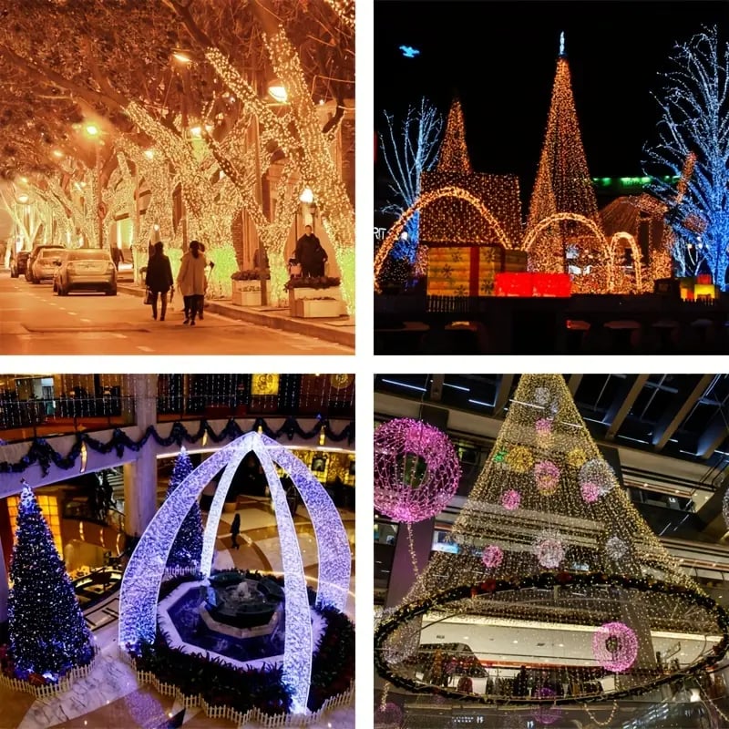 EternalGlow™ LED Garland: Festive Battery-Powered Lights for Home